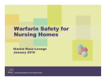 Warfarin Safety for Nursing Homes