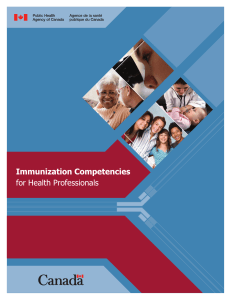 Immunization Competencies for Health Professionals