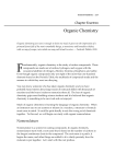 Organic Chemistry - Napa Valley College
