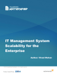 IT Management System Scalability for the Enterprise