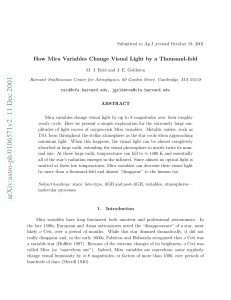 How Mira Variables Change Visual Light by a Thousand-fold