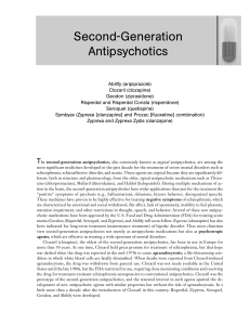 Second-Generation Antipsychotics