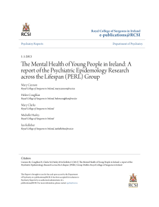 The Mental Health of Young People in Ireland - e