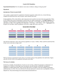 Genetic Drift Simulation Experimental Question: How do random