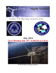 July 2014 BRAS Newsletter - The Baton Rouge Astronomical Society