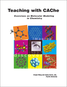 Teaching with CAChe - Photochemical Dynamics Group