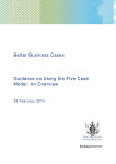 Better Business Cases - Guidance on Using the Five Case Model