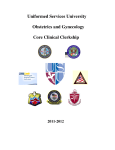 Uniformed Services University Obstetrics and Gynecology Core