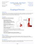 Esophageal Stricture - Cedar Valley Gastroenterology