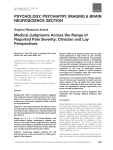 Medical Judgments Across the Range of