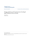 Design, Analysis, and Construction of an Equal Split Wilkinson