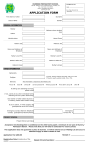application form - Dunross Preparatory School