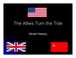 The Allies Turn the Tide