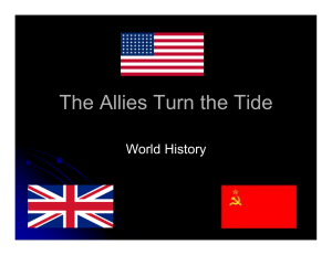 The Allies Turn the Tide