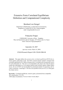 Extensive Form Correlated Equilibrium: Definition and