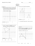 Geometry Chapter 4 Test Practice 2. Find the coordinates an