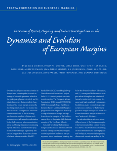 Dynamics and Evolution of European Margins