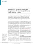 Histone deacetylase inhibitors and the promise of epigenetic (and