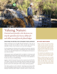 Valuing Nature - The Nature Conservancy