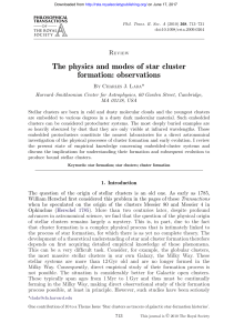 The physics and modes of star cluster formation: observations