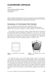 classroom capsules - Mathematical Association of America