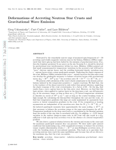 Deformations of Accreting Neutron Star Crusts and Gravitational