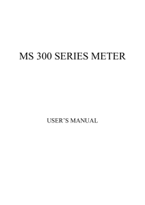 ms 300 series meter