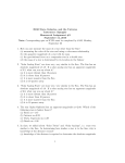 Weekly Homework Questions #3, Sep. 14, 2010