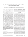 Short-Term Hyperthyroidism Followed by Transient