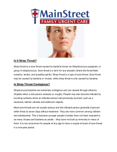 Is It Strep Throat? - MainStreet Family Urgent Care