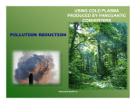 pollution reduction using cold plasma produced by pancuantic