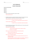 Unit A: Biodiversity Section 3 Study Guide