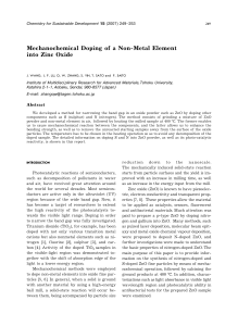 Mechanochemical Doping of a Non