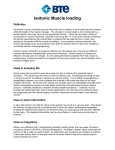 Isotonic Muscle loading