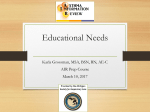 Educational Needs