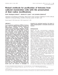 Robust methods for purification of histones from cultured