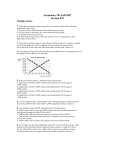 Economics 103 Fall 2007 Section F01
