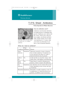 Antibiotics - HealthPartners