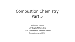 Combustion Chemistry, part 5