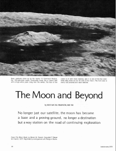 The Moon and Beyond