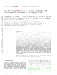 Detection of significant cm to sub-mm band radio and gamma