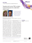 Targeting the human TREX complex to prevent herpesvirus