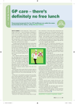 GP care – there`s definitely no free lunch