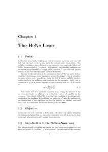 The HeNe Laser