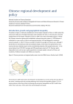 Chinese regional development and policy