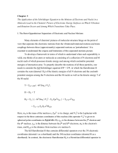 Chapter 3 The Application of the Schrödinger Equation to the