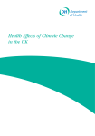 Health Effects of Climate Change in the UK, Department of Health