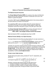 Lecture 6: Balance of Payments and Exchange Rates