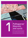 Pythagoras` theorem and surds