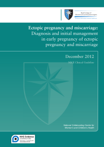 Ectopic pregnancy and miscarriage: Diagnosis and initial